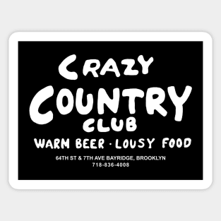 Crazy Country Club Sticker